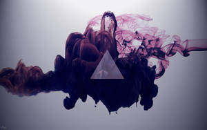 Purple Triangle Indie Art Wallpaper