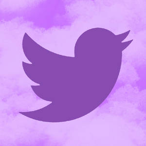 Purple Twitter Logo Wallpaper