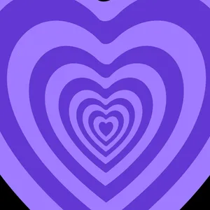 Purple Wildflower Heart Wallpaper