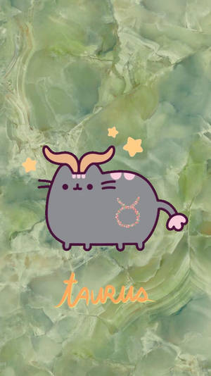 Pusheen - April - Screenshot Wallpaper