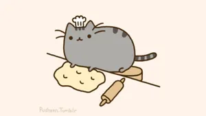 Pusheen The Baker Cat Wallpaper