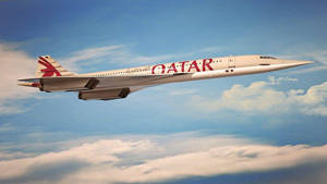Qatar Airways Slicing Through The Wind Wallpaper
