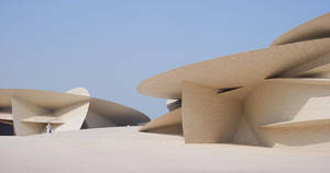 Qatar's Abstract Style Architecture Wallpaper