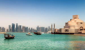 Qatar Sails Maritime And Economic History Wallpaper