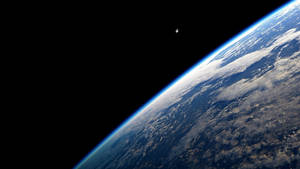 Qhd Earth On Space Wallpaper