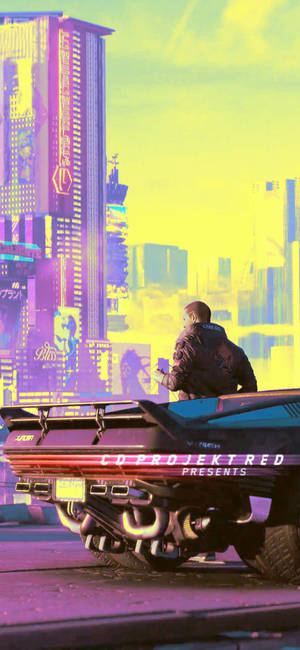 Quadra Turbo Cyberpunk 2077 Iphone Wallpaper