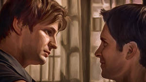 Queer As Folk Staring Lovers Wallpaper