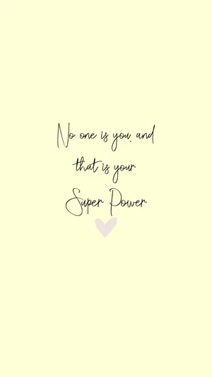 Quote Pastel Yellow Aesthetic Wallpaper