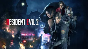 Raccoon Police Resident Evil 2 Remake Wallpaper