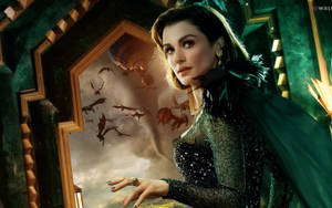 Rachel Weisz Green Evil Witch Wallpaper