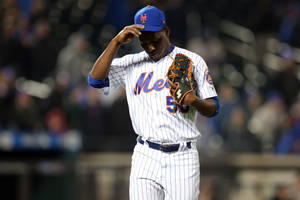 Rafael Montero Fixing His Cap Wallpaper