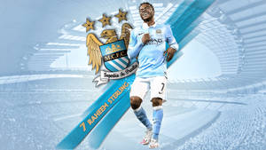 Raheem Sterling For Mcfc Wallpaper