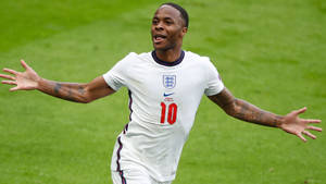 Raheem Sterling Showing Off Wallpaper