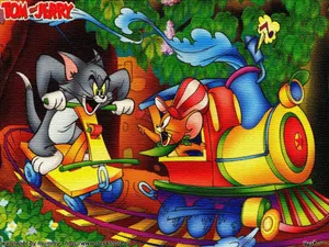 Railway Tom And Jerry Iphone Wallpaper