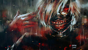 Rain And Blood Tokyo Ghoul Hd Wallpaper