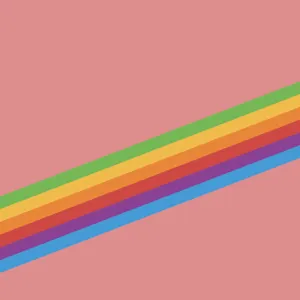 Rainbow And Pink Wallpaper