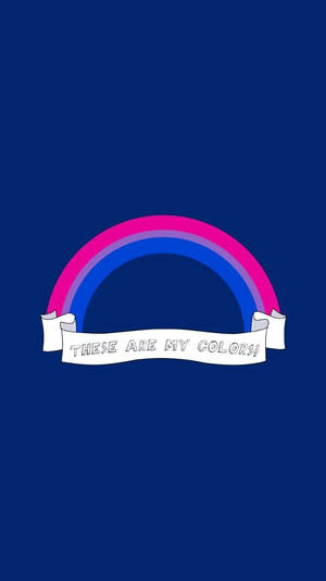 Rainbow Bisexual Flag Wallpaper