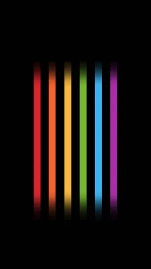 Rainbow Colors Vertical Lines Pride Desktop Wallpaper