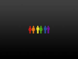 Rainbow Couples Pride Wallpaper