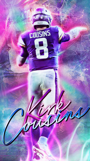 Rainbow Graphic Design Kirk Cousins Wallpaper