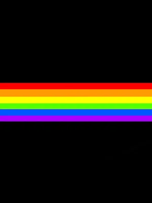 Rainbow Line Pride Desktop Wallpaper