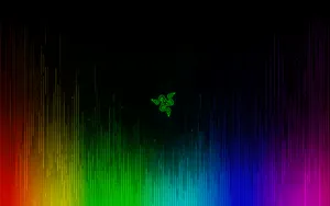 Rainbow Lines Razer Wallpaper