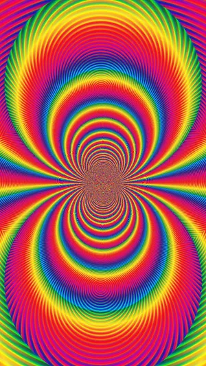 Rainbow Neon Aesthetic 1080 X 1920 Wallpaper