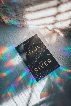 Rainbow Prism On Book Wallpaper
