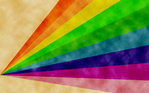 Rainbow Rays Of Pride Wallpaper