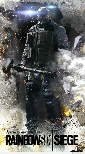 Rainbow Six Siege Sledge Phone Wallpaper