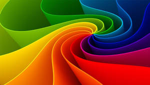 Rainbow Spectrum Pattern Wallpaper