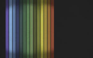 Rainbow Vertical Lines On Black Wallpaper