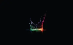 Rainbow Water Splash Backgrounds Wallpaper