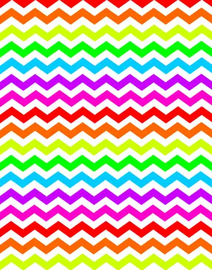 Rainbow Zig Zag Lines Clipart Wallpaper
