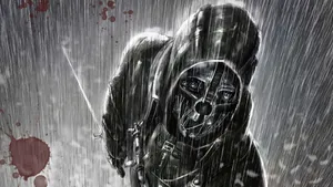 Raining 4k Dishonored Corvo Attano Wallpaper