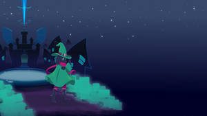 Ralsei Starry Night Wallpaper