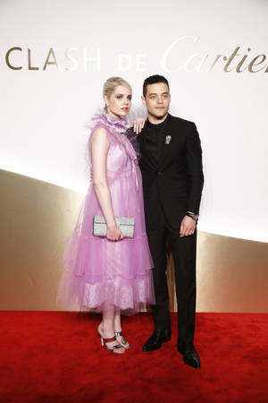 Rami Malek And Lucy Boynton Wallpaper