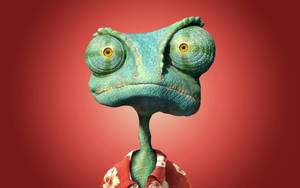 Rango On Red Backdrop Wallpaper