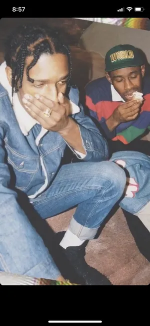 Rap Stars Asap Rocky And Tyler, The Creator Make A Dynamic Duo Wallpaper