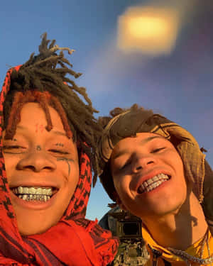 Rapper Lil Mosey Performing For His Fans Wallpaper