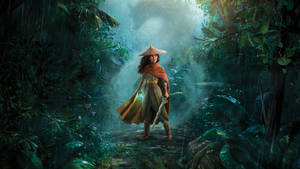 Raya And The Last Dragon Forest Rain Wallpaper