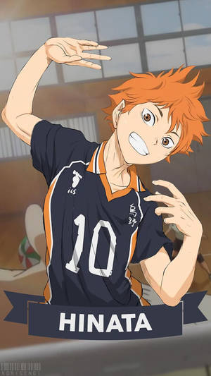 Reach For The Stars With Hinata Shouyou Wallpaper