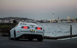 Ready To Race: Jdm Toyota Supra Wallpaper