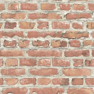 Realistic Red Brick Wallpaper