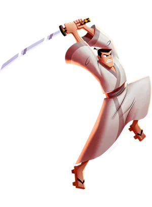 Realistic Samurai Jack Character Illustration Wallpaper