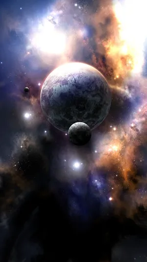 Realistic Space Phone Wallpaper