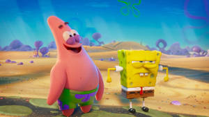 Realistic Spongebob And Patrick 3d Desktop Wallpaper