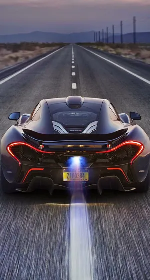Really Cool Car Mclaren P1 Rear Wallpaper