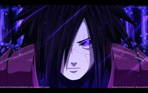 Reanimated Madara Rinnegan Eye Wallpaper