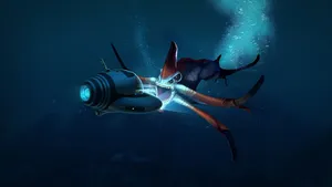 Reaper Leviathan Subnautica Hd Wallpaper